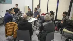 Acción comunitaria entre alumnado y participantes de Emaús Gizarte Fundazioa